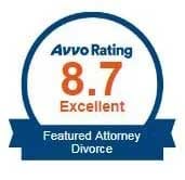 Avvo Rating | 8.7 Excellent | Featured Attorney Divorce
